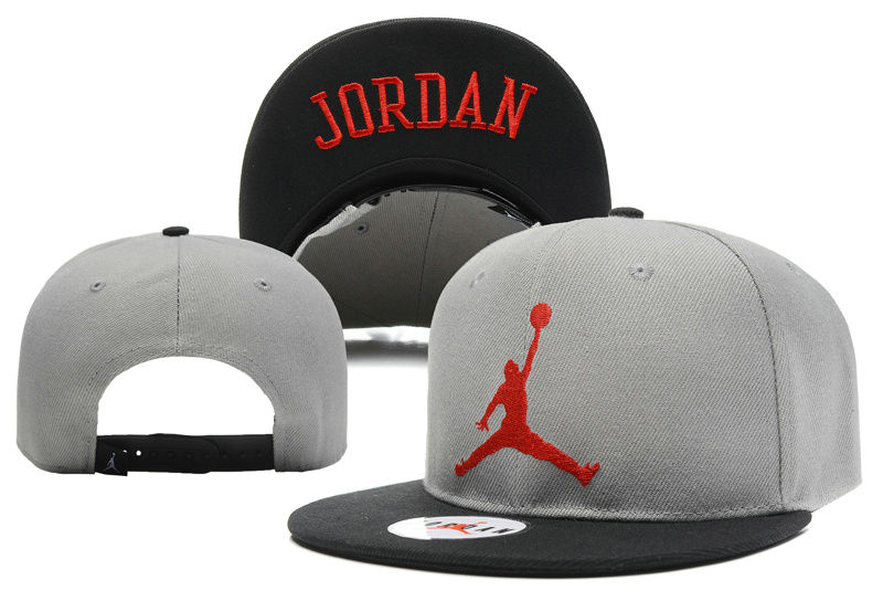 Jordan Grey Snapback Hat XDF 0512